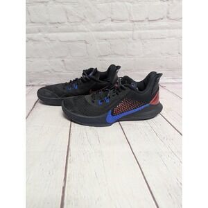 Nike Mamba Fury Black Racer Blue Athletic shoes CK2087-004 Men's Size 9 EUC